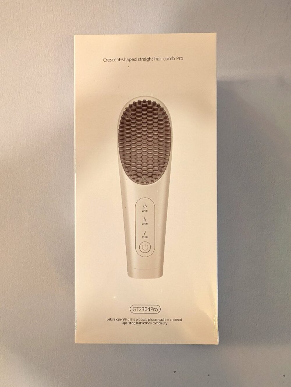 Cordless Hair Straightener Brush, Rechargeable and Compact, Auto Shut Off, NEW